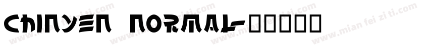 Chinyen  Normal字体转换